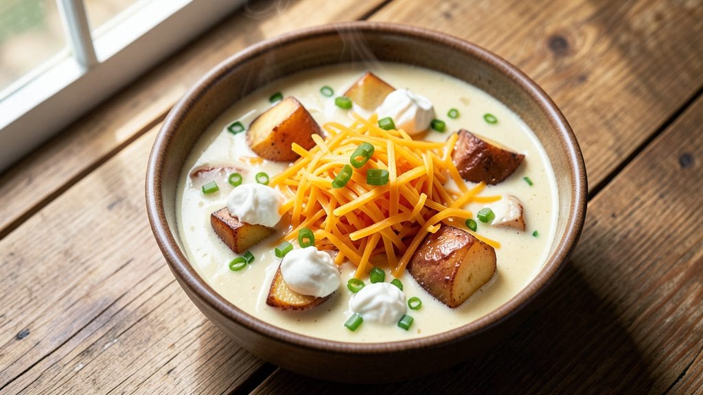 Betty Crocker Loaded Baked Potato Soup Recipe: Cheesy Pull-Apart Crust Meets Creamy Chive Topping