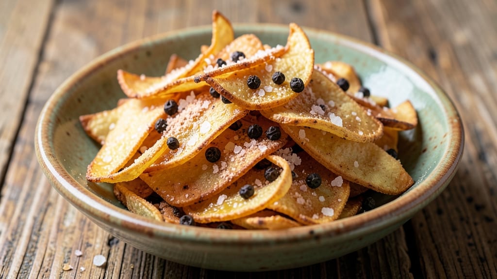 Boiled Potato Chips Recipe: Crispy Vinegar-Kissed Twists in 15 Minutes