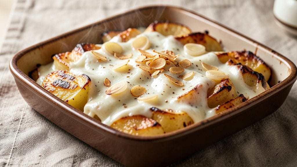 Campbell's Au Gratin Potatoes Recipe: Cheesy Pull-Apart Crisp With Vinegar-Kissed Tang