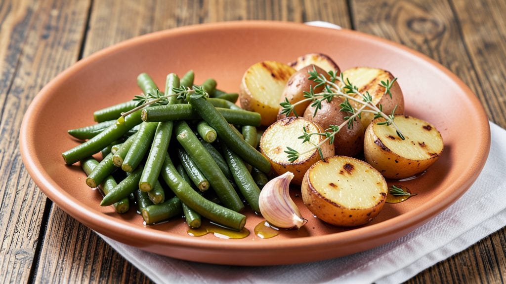 Canned Green Beans and Potatoes Recipe: One-Pan Roasted Crunch With Garlicky Tang