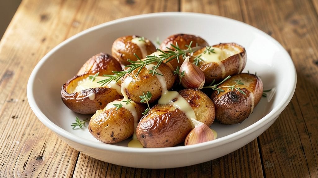 Canned New Potatoes Recipe: One-Pan Garlic-Herb Roast With Buttery Crisp