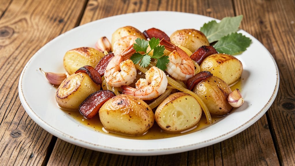 Deanie's Seafood Boiled Potatoes Recipe: Buttery, Vinegar-Kissed Crunch With Flavorful Broth