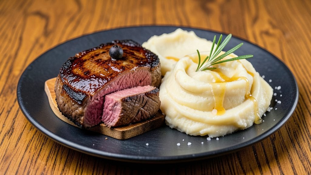 Gordon Ramsay Steak and Mashed Potatoes Recipe: Steakhouse Crust Meets Velvety Garlic Mashed