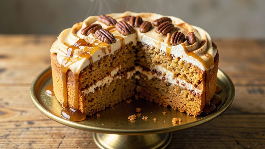Grandma's Famous Sweet Potato Butter Cake Recipe: Spiced Moistness With Buttery Frosting Layers