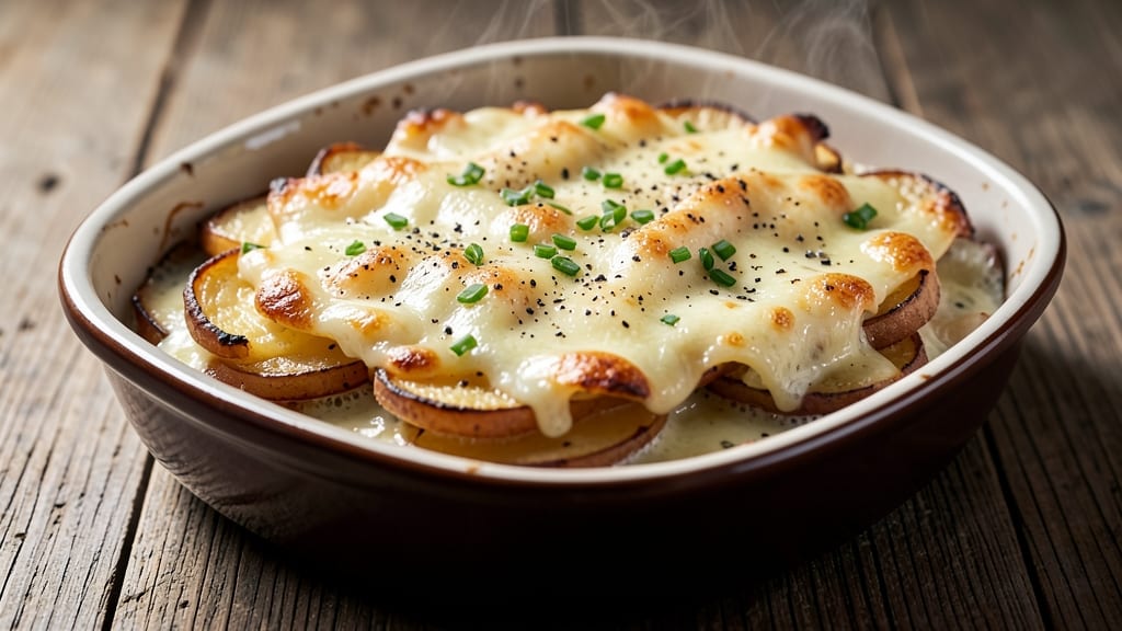 Ina Garten's Au Gratin Potatoes Half Recipe: Vinegar-Kissed Crisp With Golden Fondant