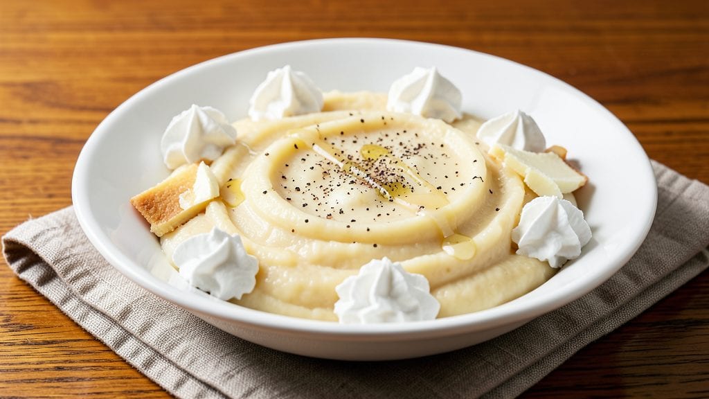 Ina Garten's Bob Evans Mashed Potatoes Recipe: Vinegar-Kissed Crisp Crowns Over Silky Centers