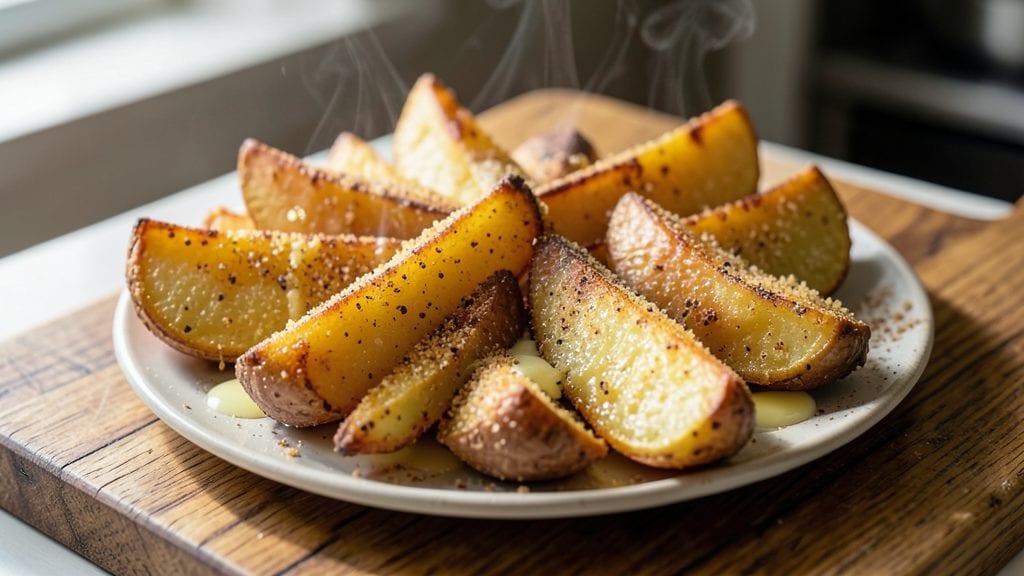 Lawry's Seasoned Salt Potatoes Recipe: Crispy Cornmeal Crowns With Tangy Vinegar Bite