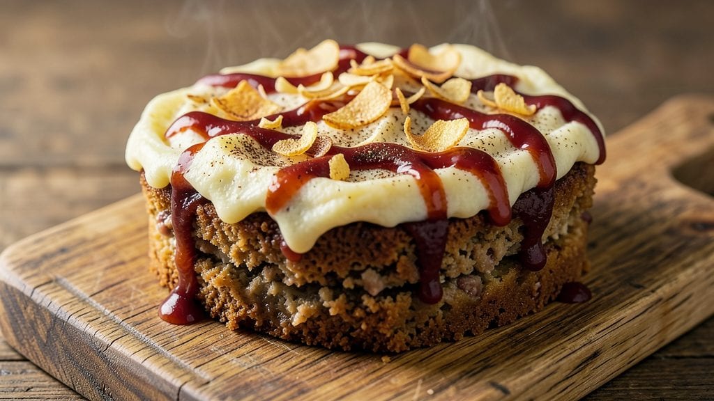 Meatloaf Cake With Mashed Potato Frosting Recipe: Unexpected Dessert Twist for Meatloaf Lovers