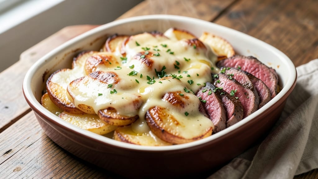 Omaha Steaks Potatoes Au Gratin Copycat Recipe: Cheesy Pull-Apart Layers With Buttery Béchamel
