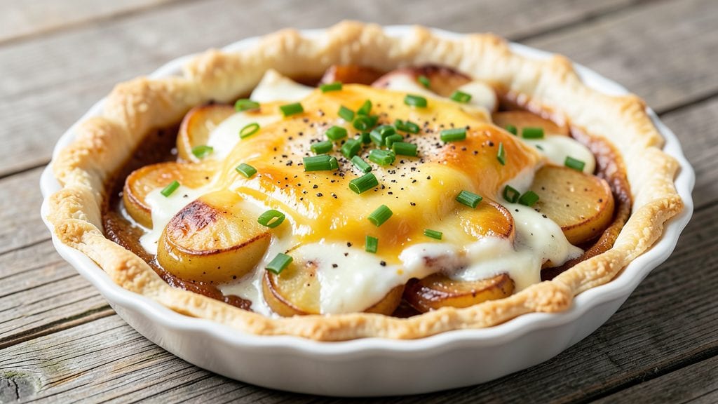 Potato Tart Recipe: Flaky Crust and Creamy Cheese Filling Fusion