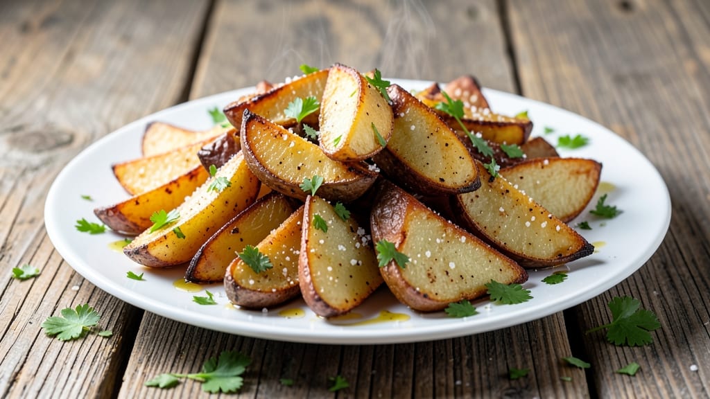 Simply Roasted Potatoes Recipe: Crispy Vinegar-Kissed Wedges in 30 Minutes