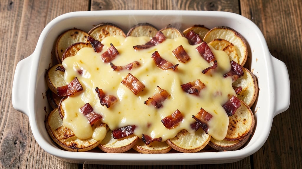Stouffer's Cheddar Potato Bake Copycat Recipe: One-Pan Cheesy Crunch With Vinegar-Kissed Crust